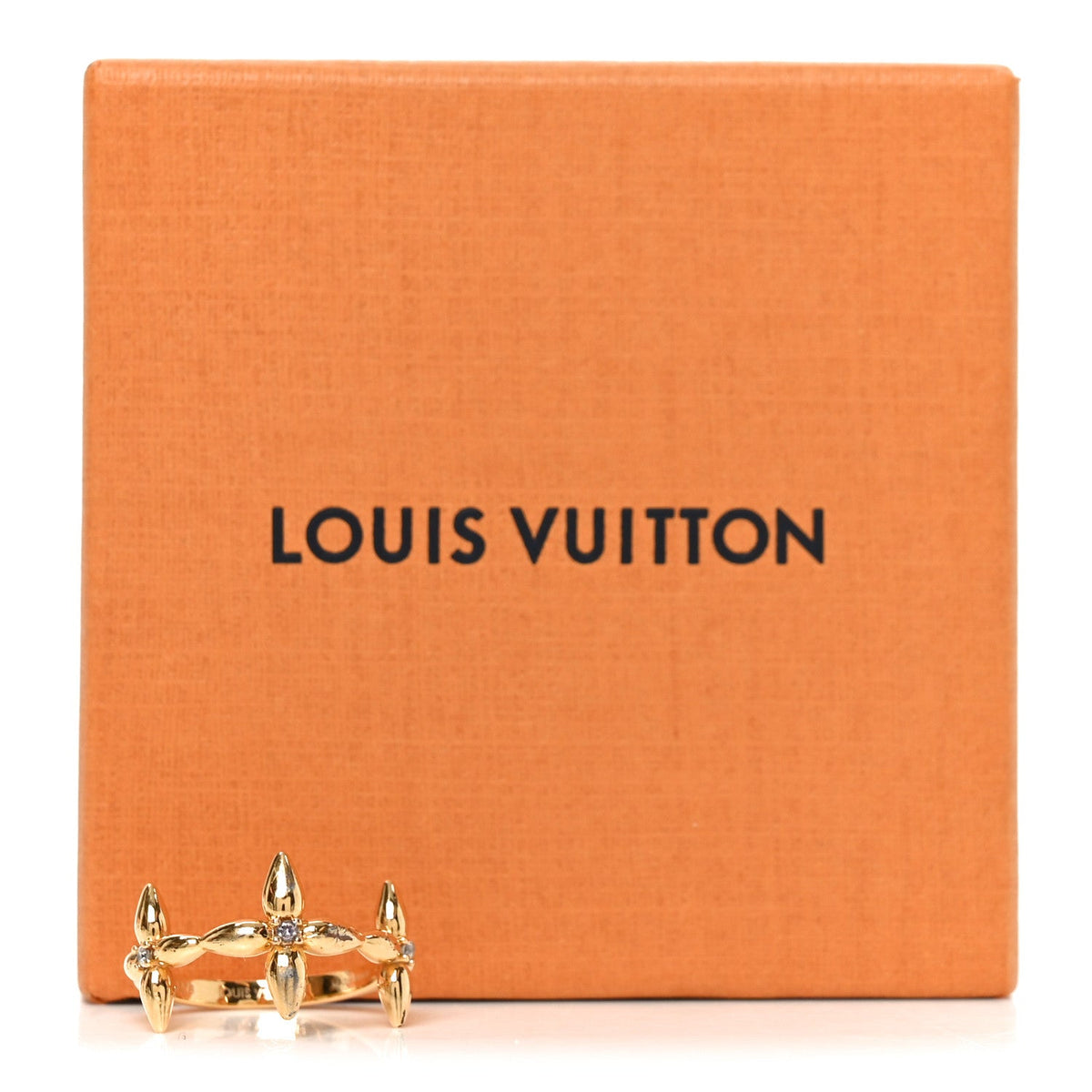 Metal Louisette Signature Ring S Gold