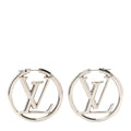 Palladium Louise Hoop Earrings Silver