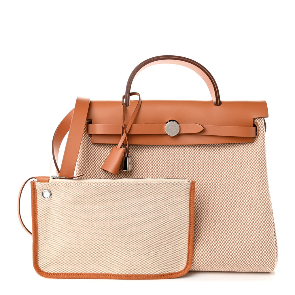 Vache Hunter Criss Viking Herbag Zip Retourne 31 PM Ecru Beige Naturel