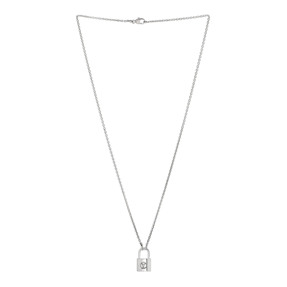 Sterling Silver Lockit Necklace
