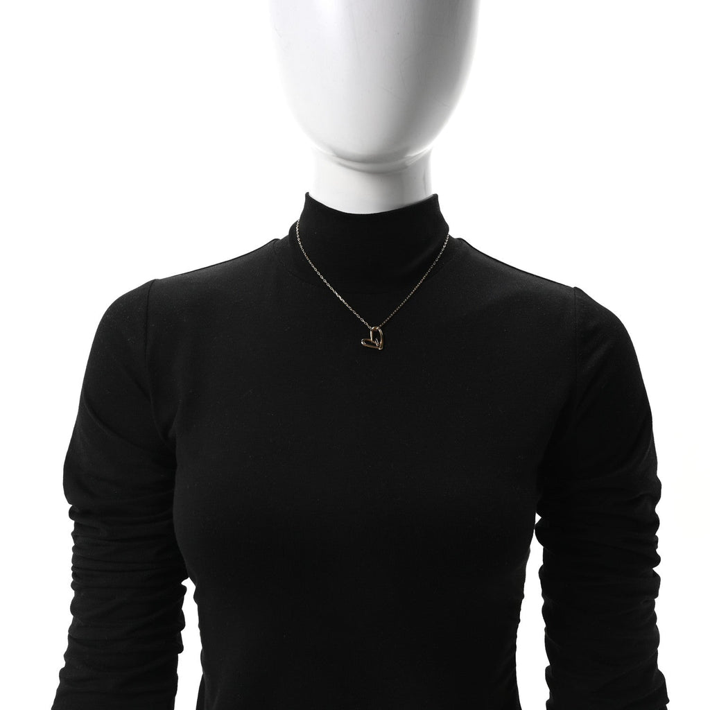 Metal Fall In Love Necklace