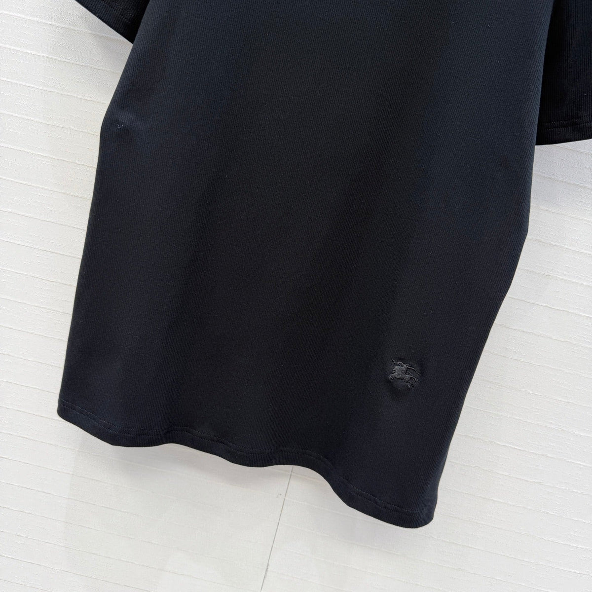 Burberry Short-sleeved T-shirt Black in Polyester 376661