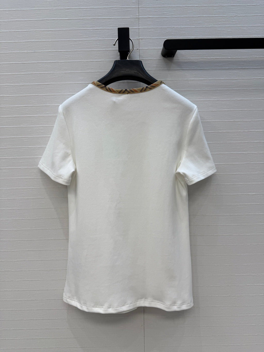 Burberry Short-sleeved T-shirt White in Polyester 376658