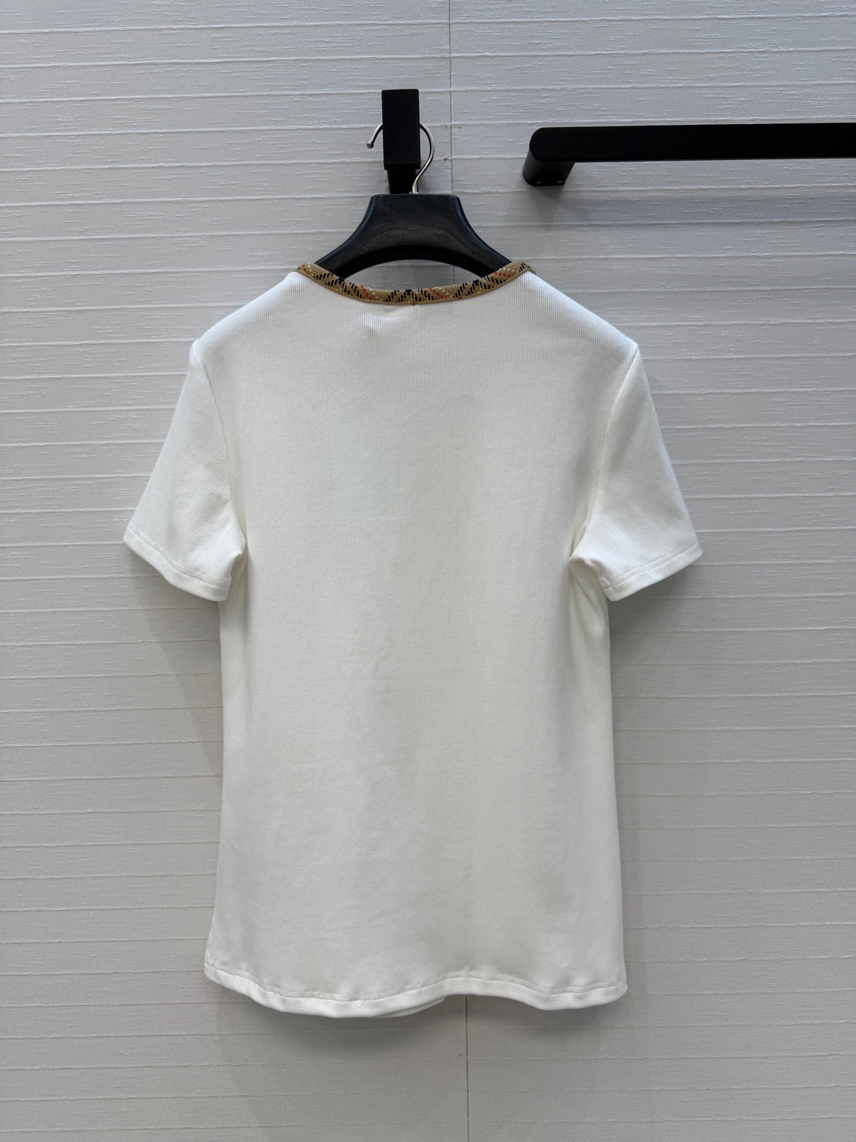 Burberry Short-sleeved T-shirt White in Polyester 376658