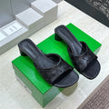BV 26s Blink Intrecciato Mules 4.5cm Black Leather 896571
