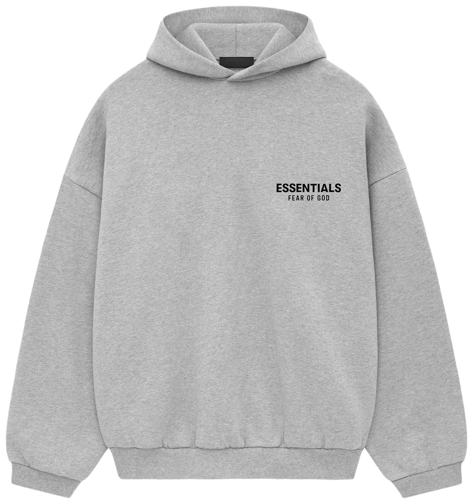 Fear of God Essentials Fleece Hoodie II 'Light Heather Grey'
