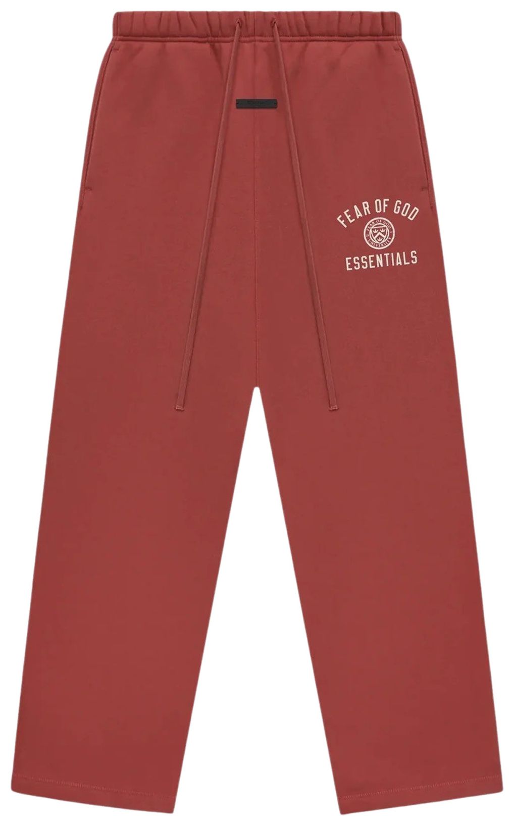 Fear of God Essentials Fleece Relaxed Sweatpants 'Crimson'