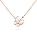 BUTTERFLY MOP DIAMOND NECKLACE
