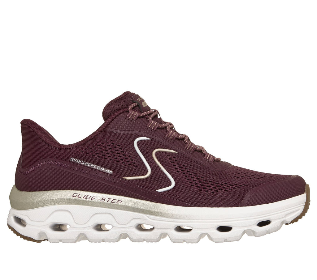Skechers Slip-ins: Glide-Step Sole, BURGUNDY / GOLD