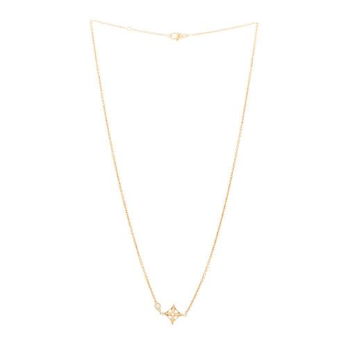 18K Pink Gold Diamond Idylle Blossom Pendant Necklace