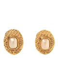 Pearl Clip On Earrings Gold