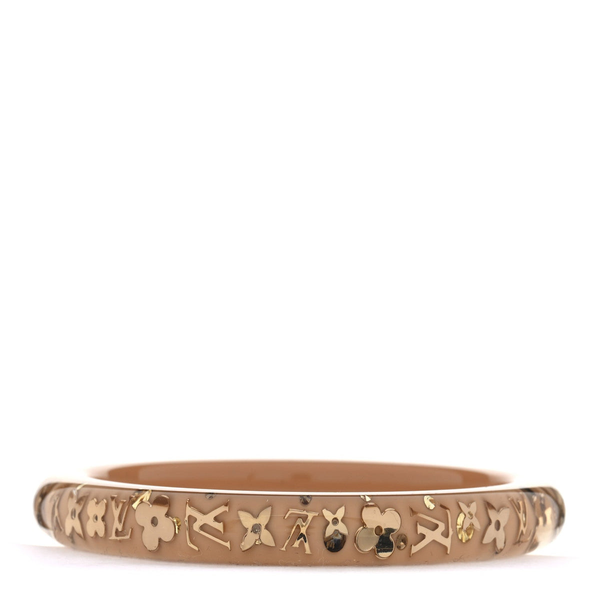 Resin Swarovski Small Inclusion Bracelet Beige