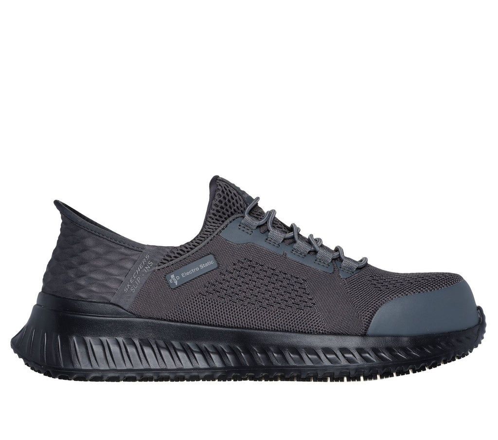 Skechers Slip-ins Work: Tilido - Troxin ESD, CHARCOAL/BLACK