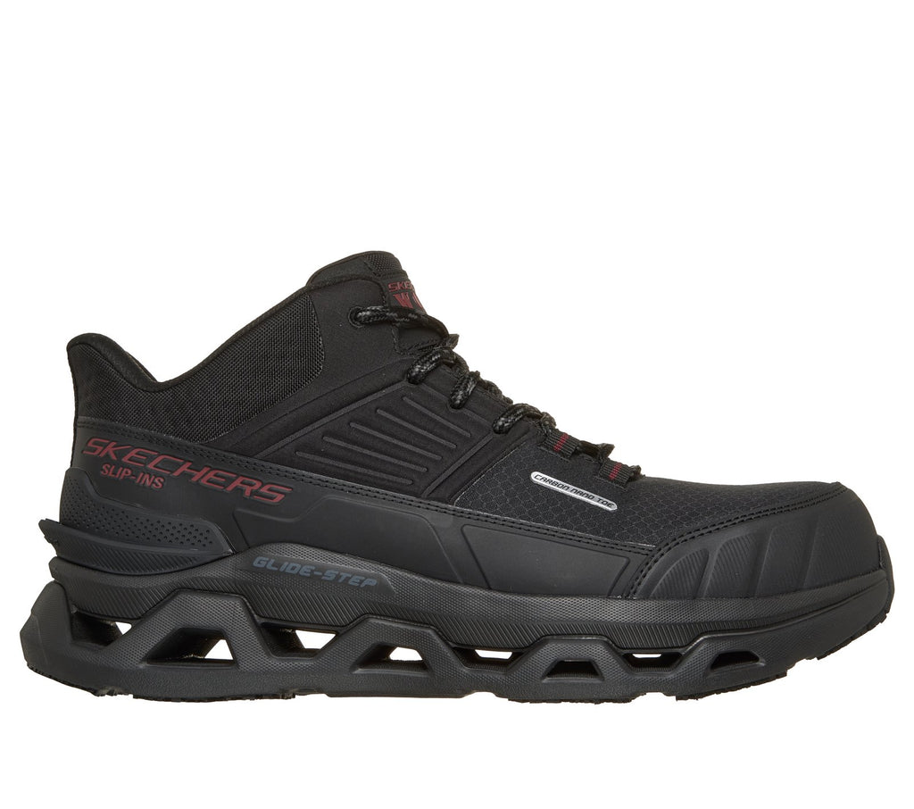 Skechers Slip-ins Work Slip-Resistant: Glide-Step Altus - Ventran, BLACK / RED