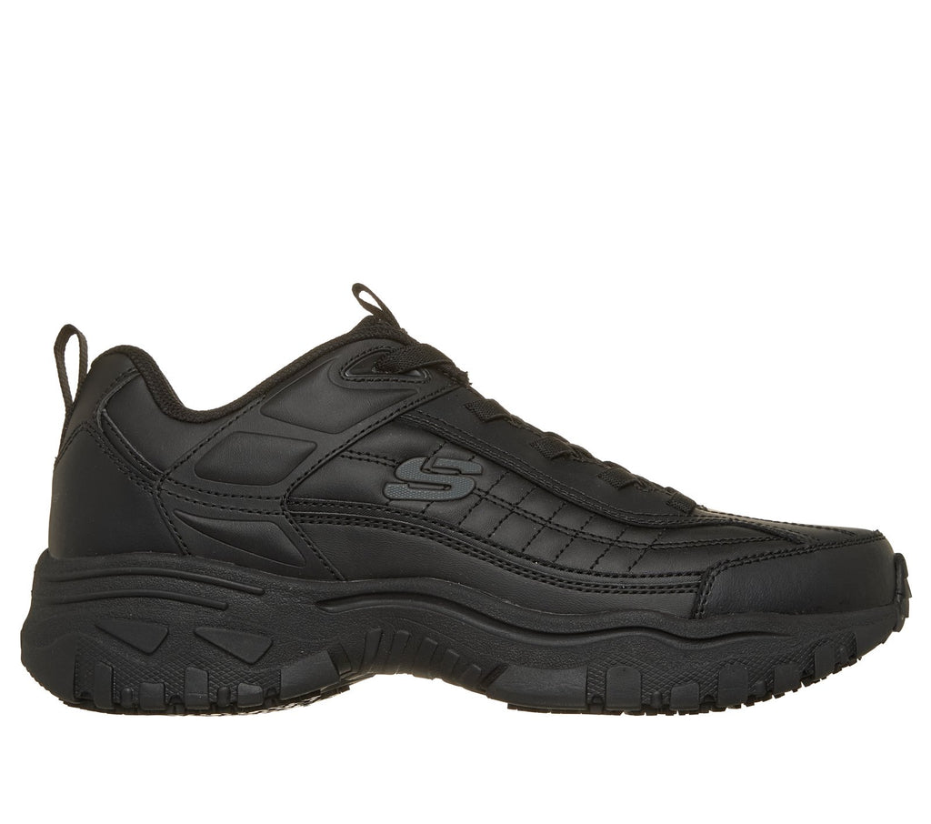 Skechers Slip-ins Slip-Resistant: E'Lite Afterburn, BLACK