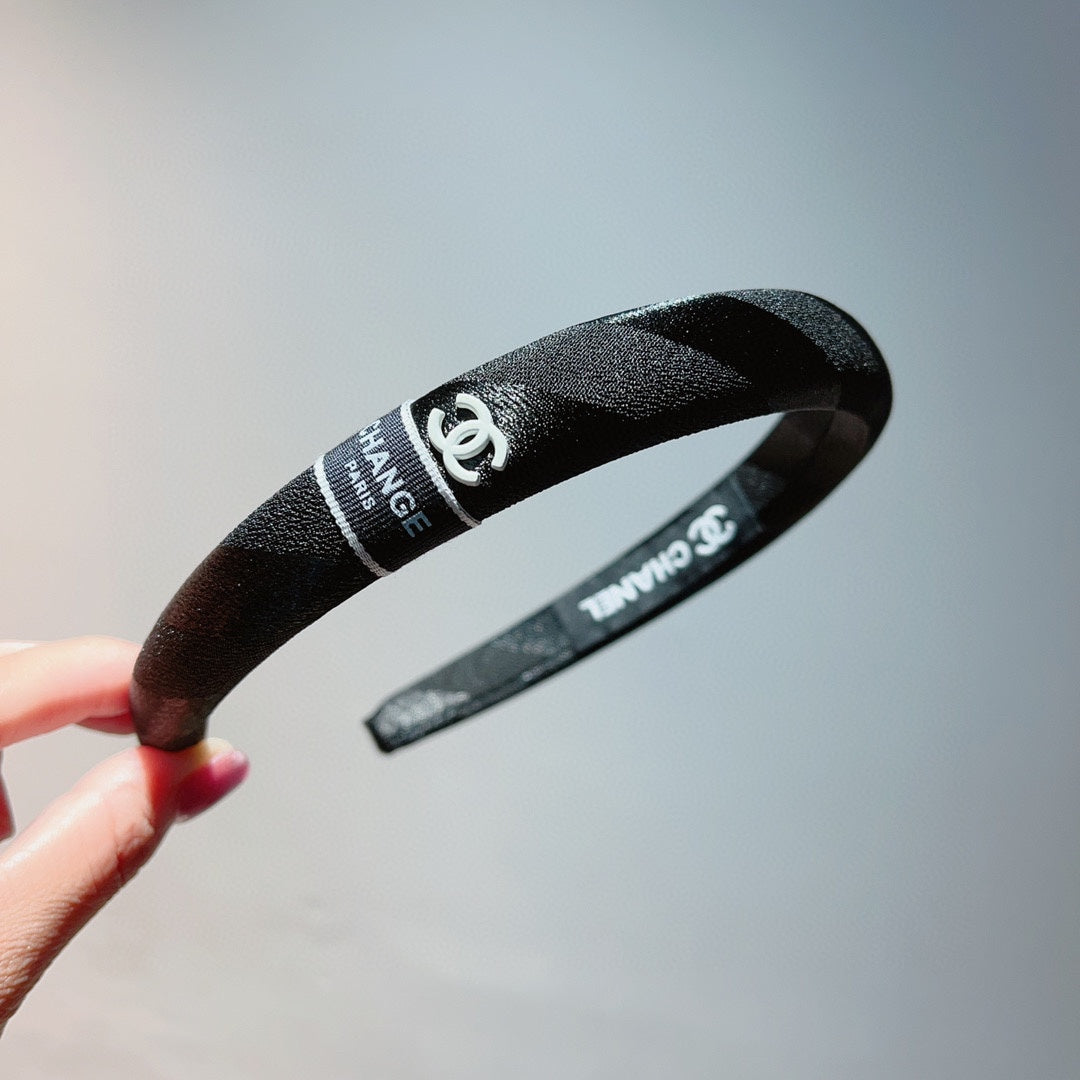 BLACK SILK HAIRBAND 876966