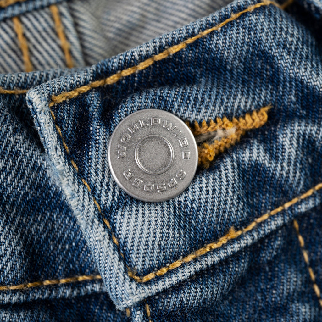 WEB STONE DENIM SHORT