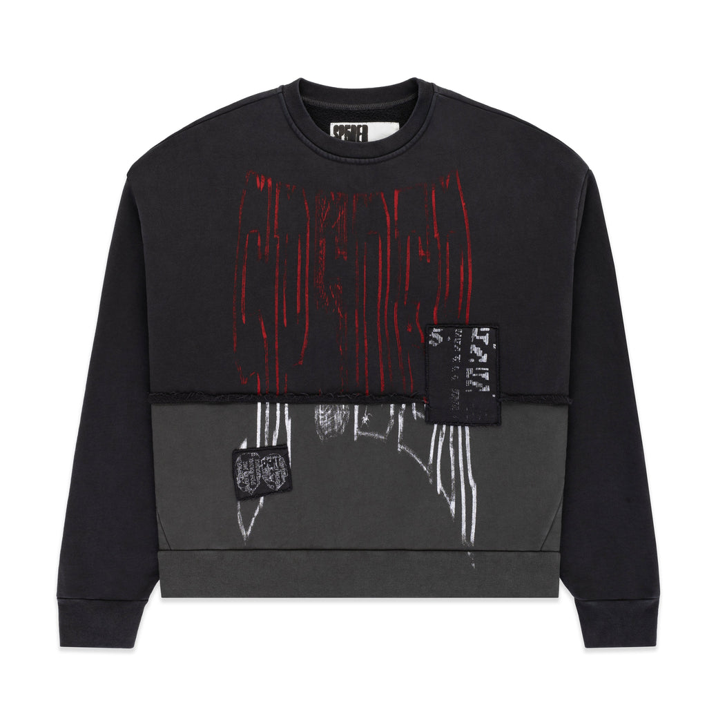 DIFFUSED COLLEGIATE CREWNECK