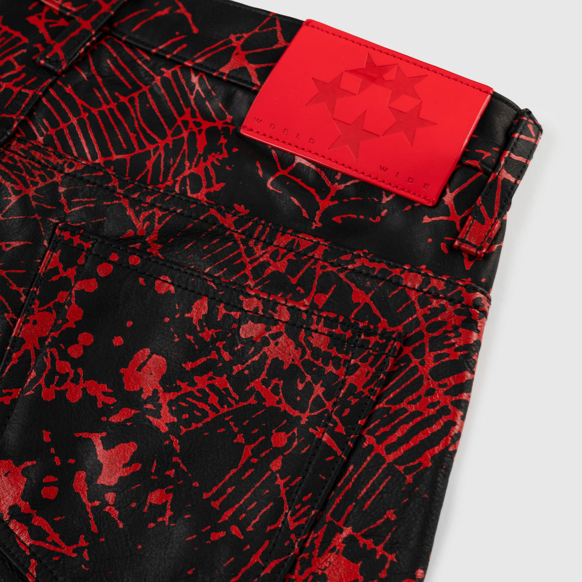 V2 WEB LEATHER SHORT