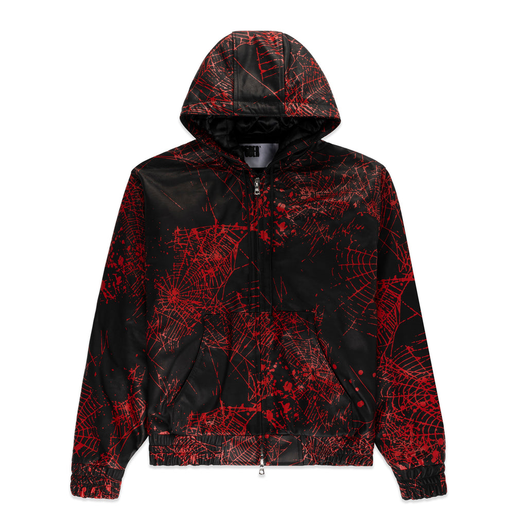 V2 WEB LEATHER JACKET