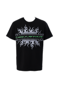 Gradient Flame Sports Logo T-Shirt