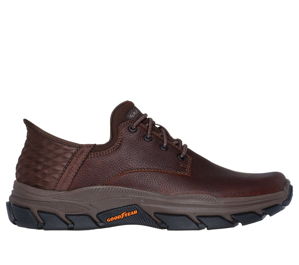 Skechers Slip-ins: Respected - Garville, RED / BROWN