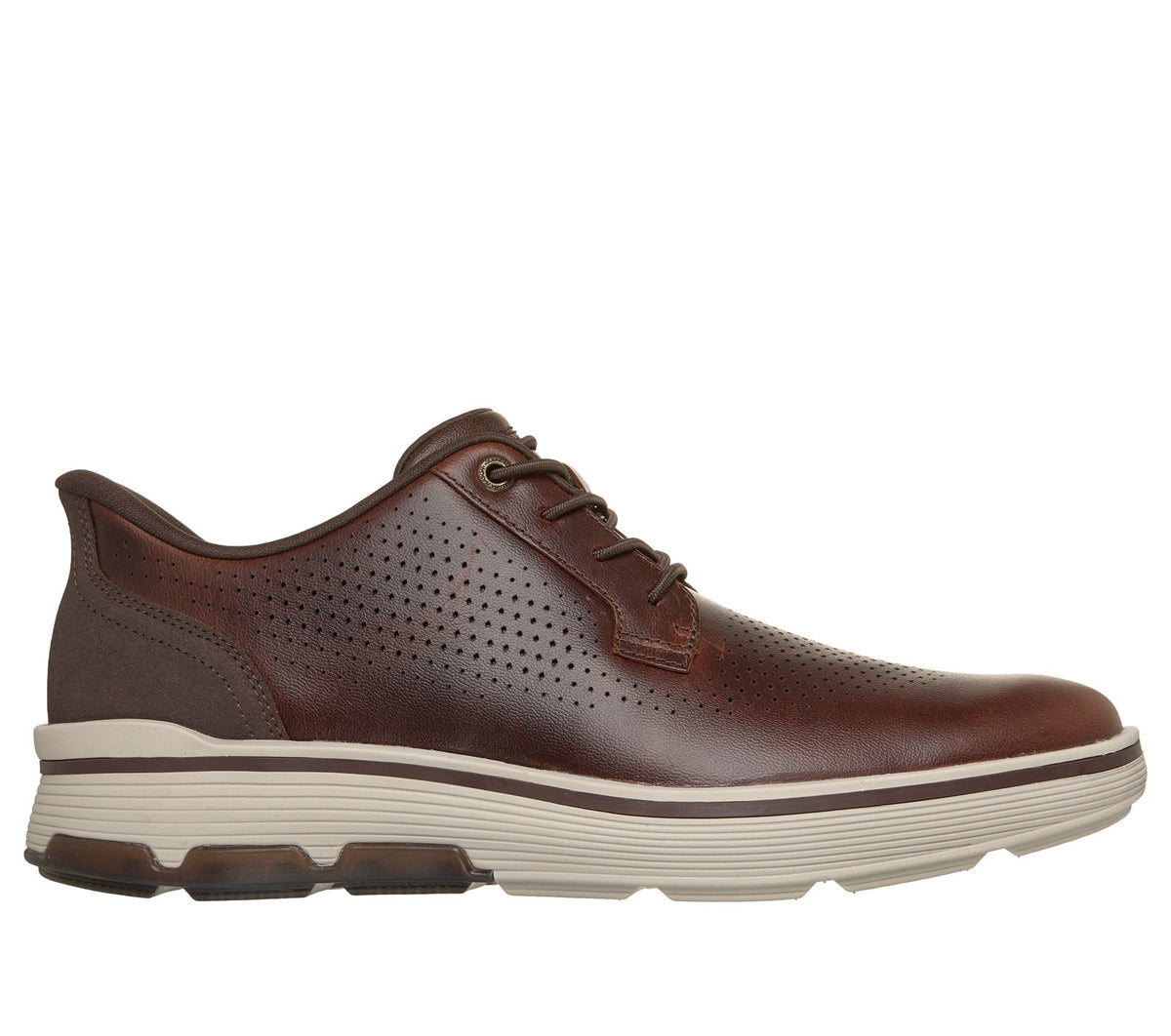 Skechers Slip-ins Mark Nason: Casual Glide Cell - Creston, RED / BROWN