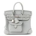 Toile Goeland Swift Cargo Birkin 25 Gris Platine