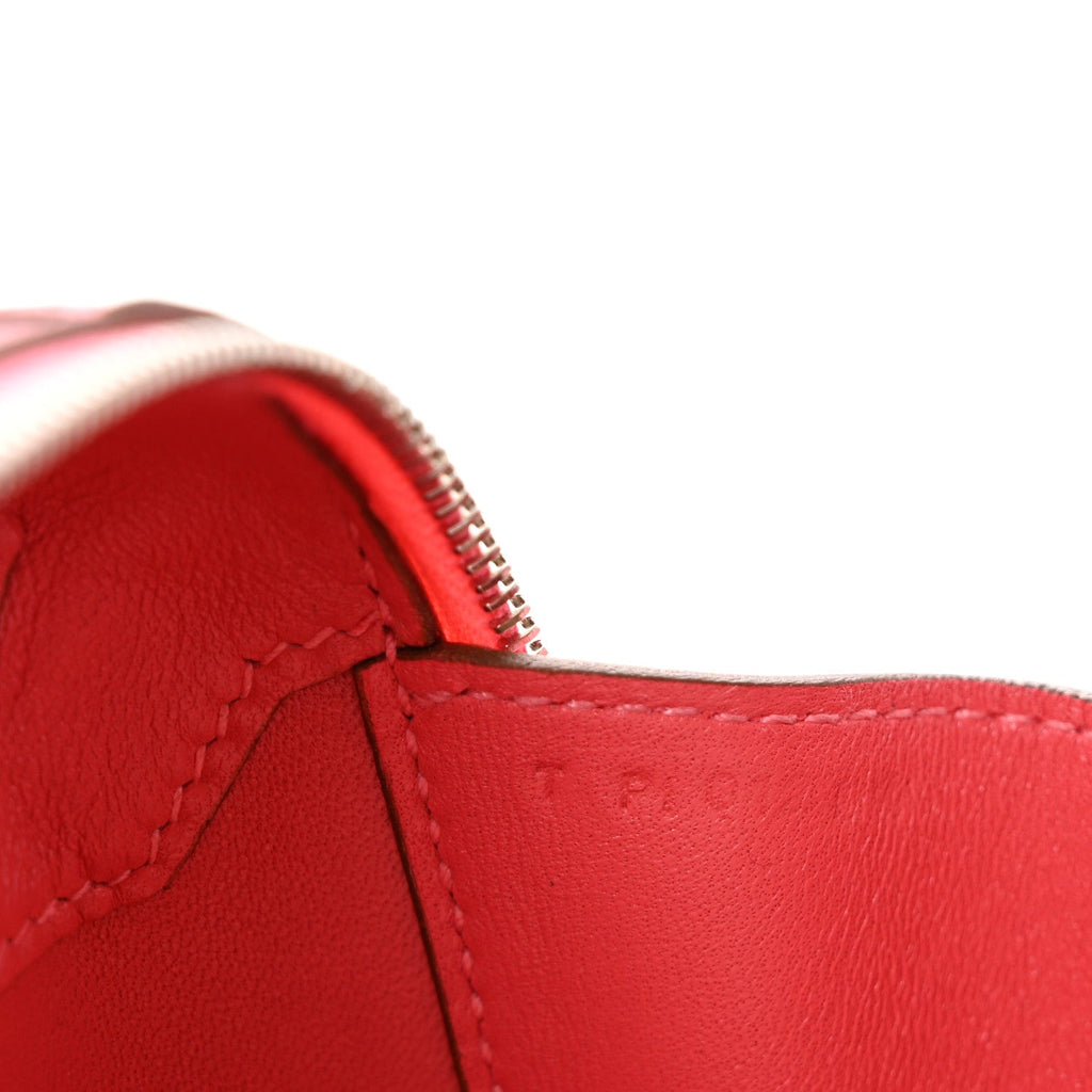 Tadelakt Mini Pochette Maxibox Rose Lipstick