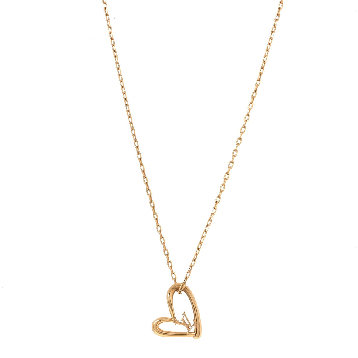 Metal Fall In Love Necklace