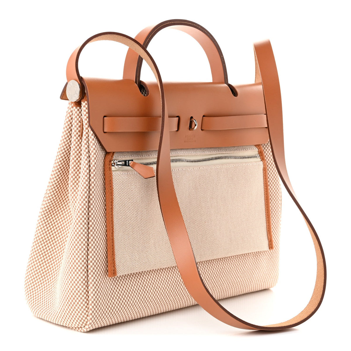 Vache Hunter Criss Viking Herbag Zip Retourne 31 PM Ecru Beige Naturel