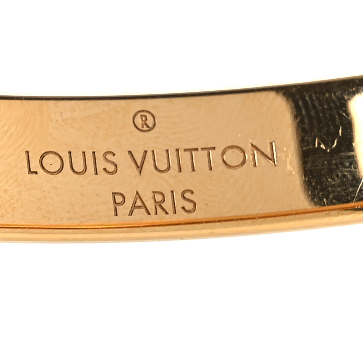 Brass Monogram Nanogram Cuff S Gold