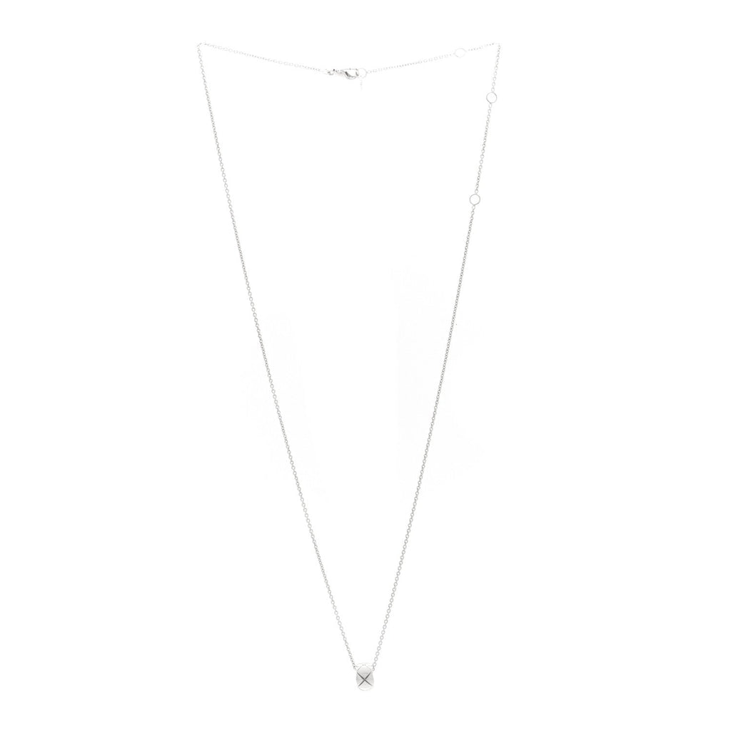 18K White Gold Coco Crush Pendant Necklace