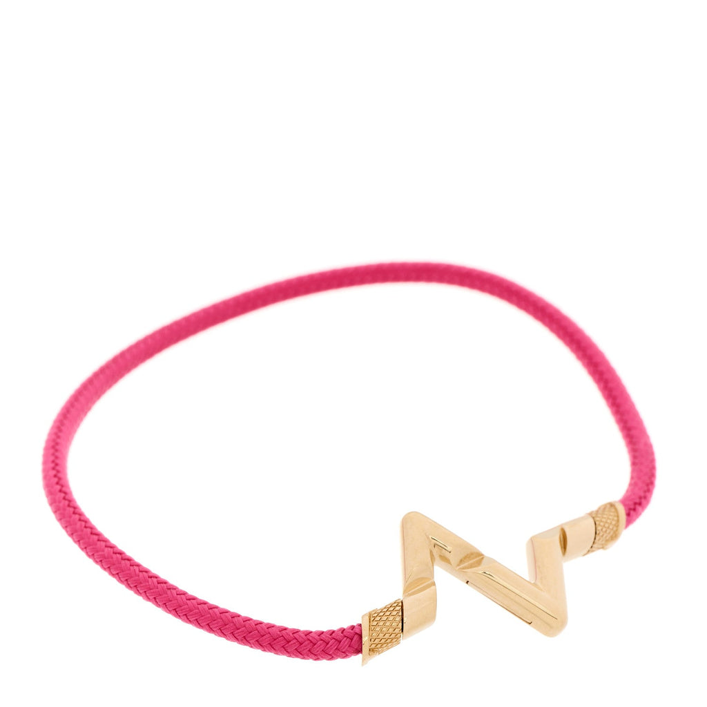 18K Yellow Gold Volt Upside Down Chain Bracelet Multi