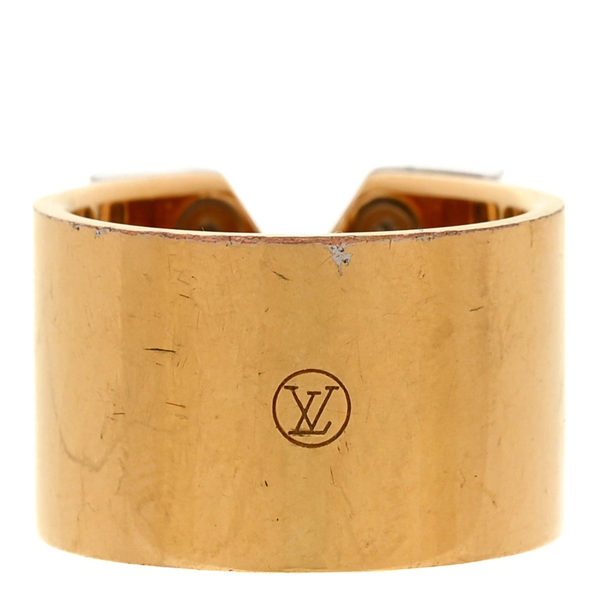Brass Essential V Ring M Gold Silver