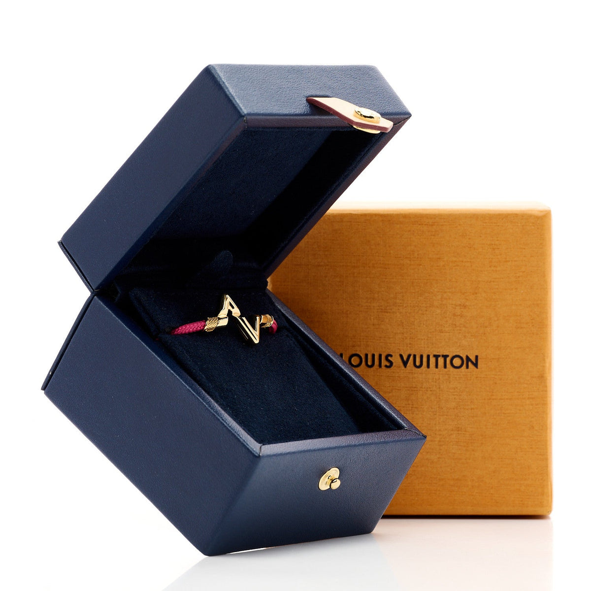 18K Yellow Gold Volt Upside Down Chain Bracelet Multi