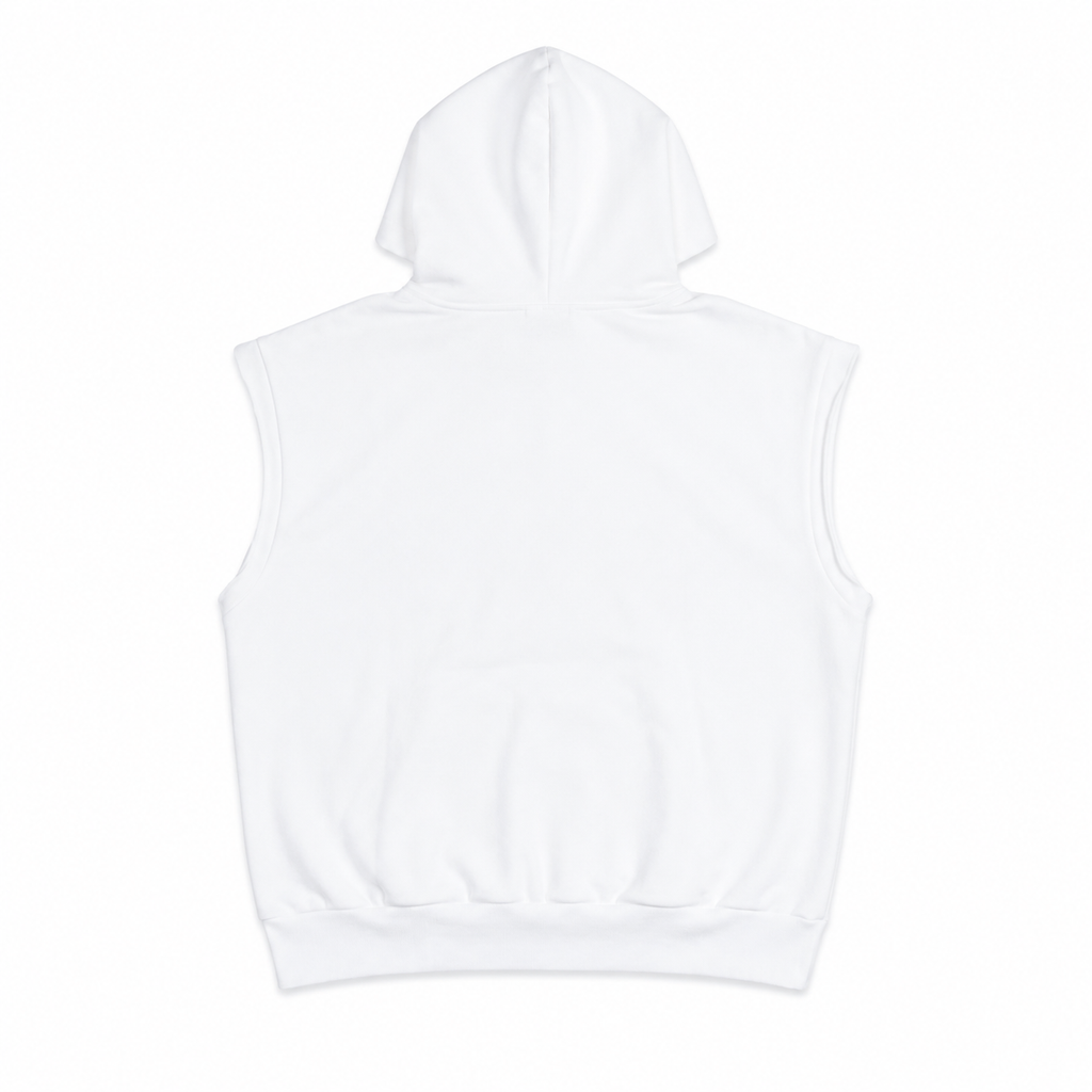 RHINESTONE OG WEB SLEEVELESS HOODIE