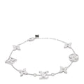 18K White Gold Diamond Idylle Blossom Monogram Bracelet