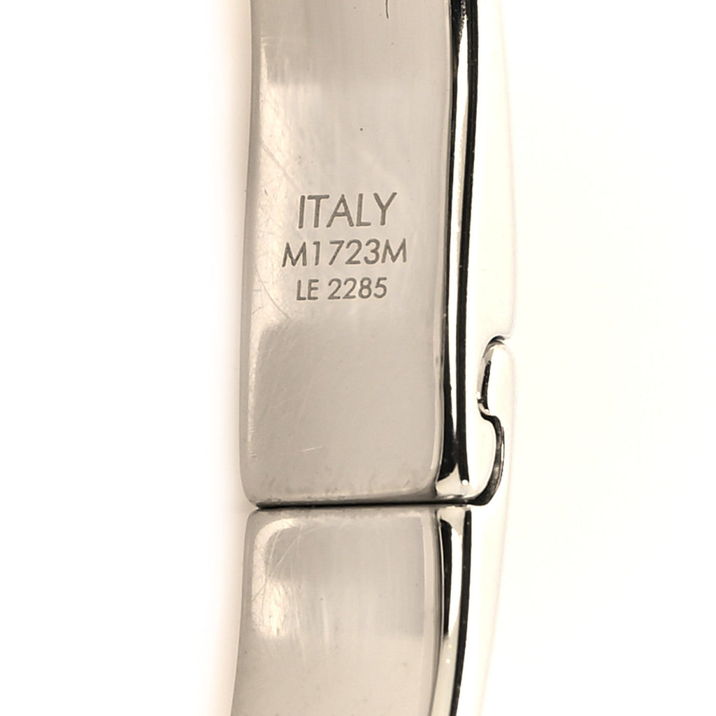 Brass Monogram Nanogram Bracelet M Palladium