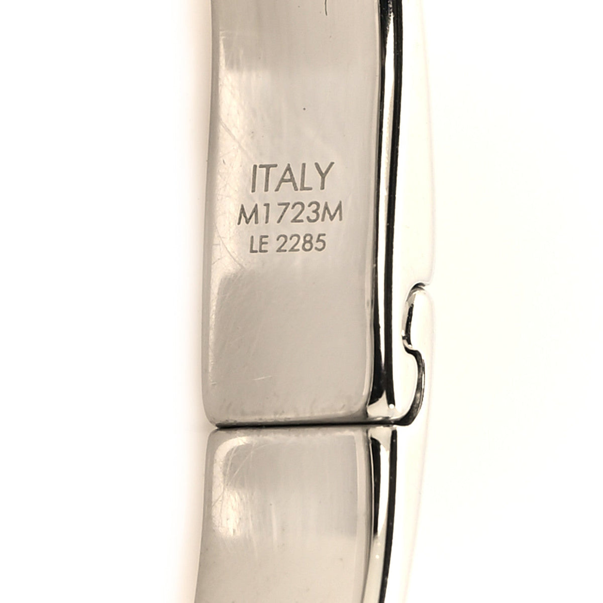 Brass Monogram Nanogram Bracelet M Palladium