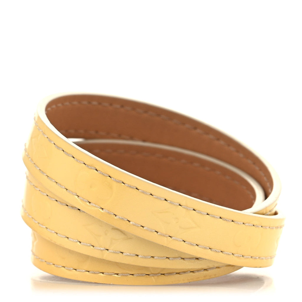 Vernis Triple Tour Bracelet Yellow