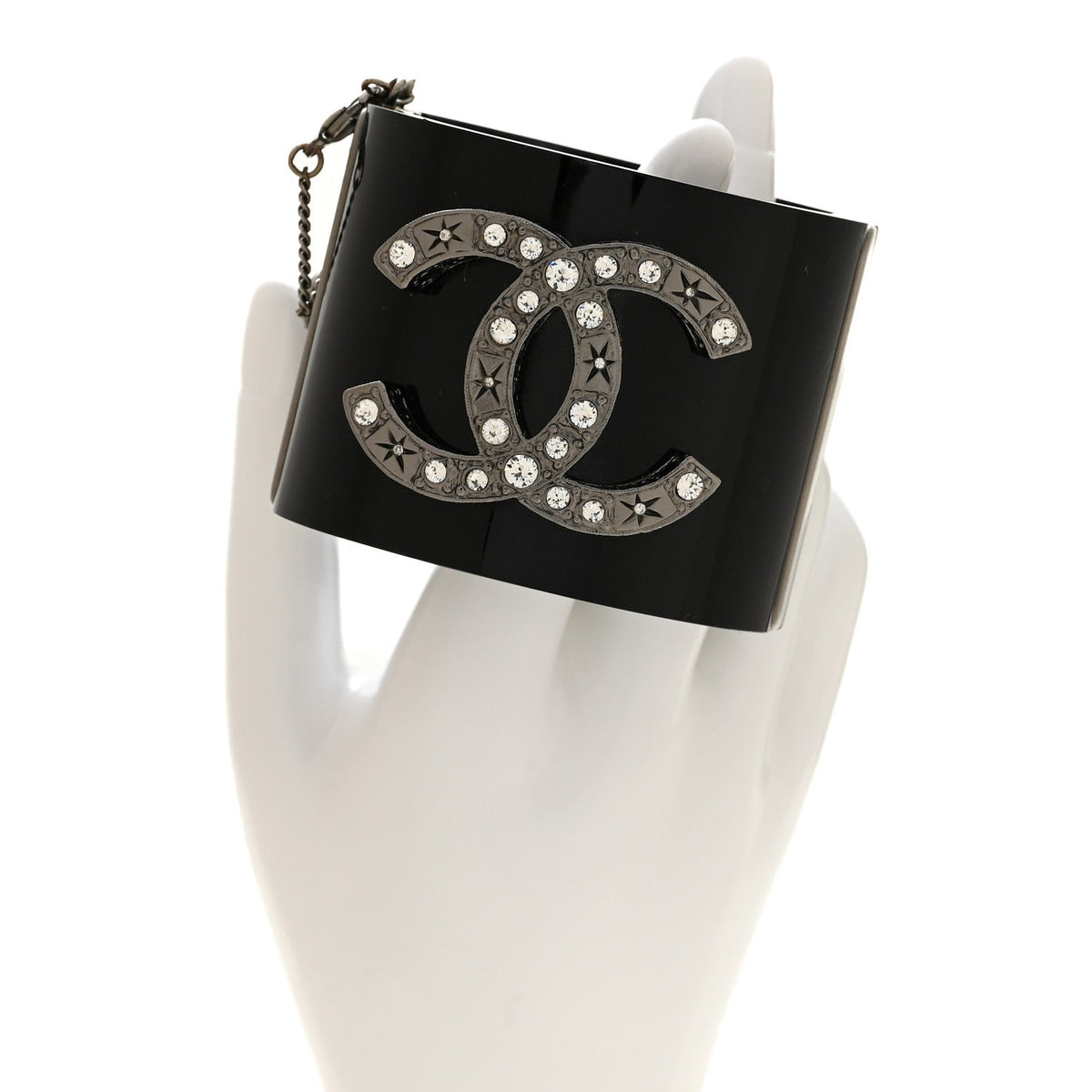 Resin Crystal CC Star CC Cuff Black