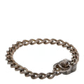 Metal CC Turnlock Bracelet Silver