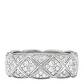 18K White Gold Diamond Small Coco Crush Pave Ring 50 5.5