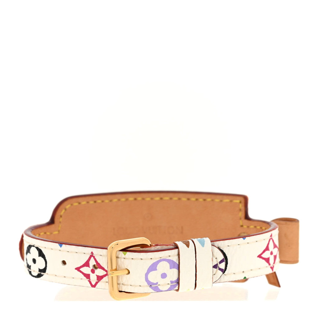 Monogram Multicolor Address Wish Bracelet White