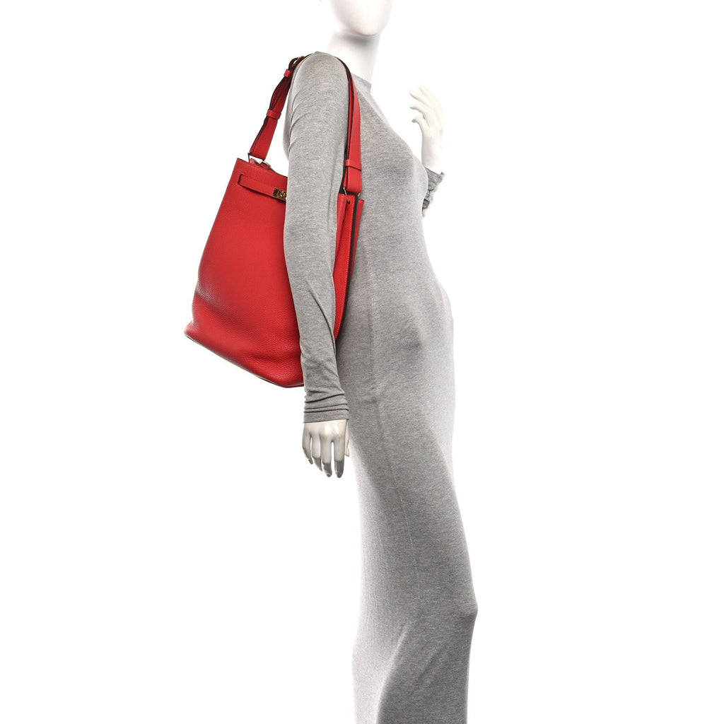 Togo So Kelly  26 Rouge Pivoine
