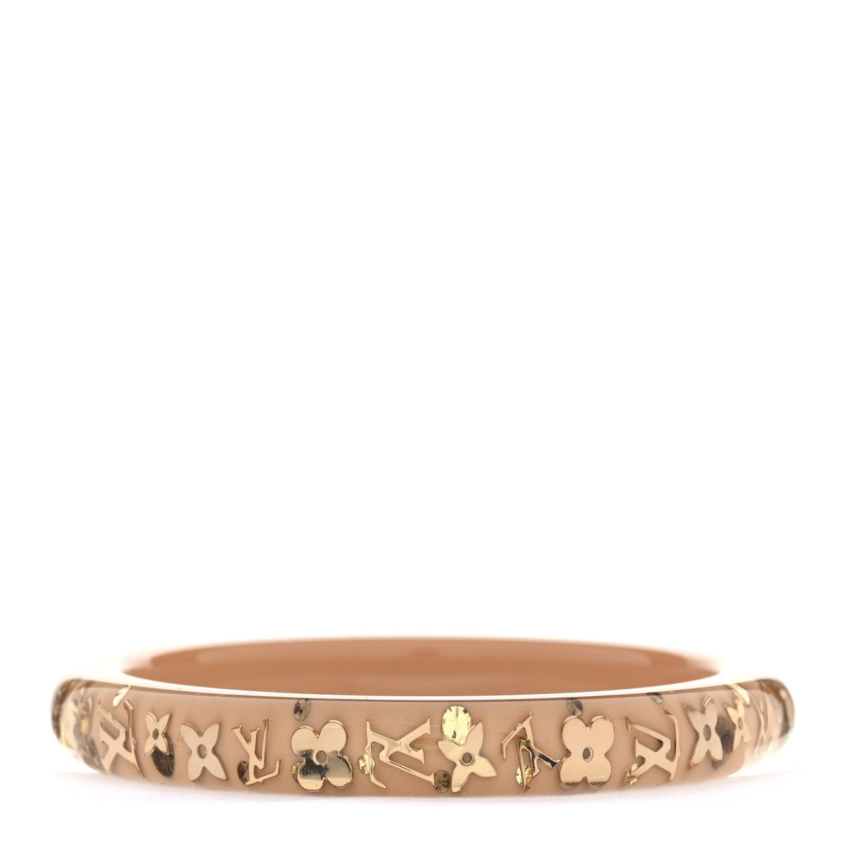 Resin Swarovski Small Inclusion Bracelet Beige