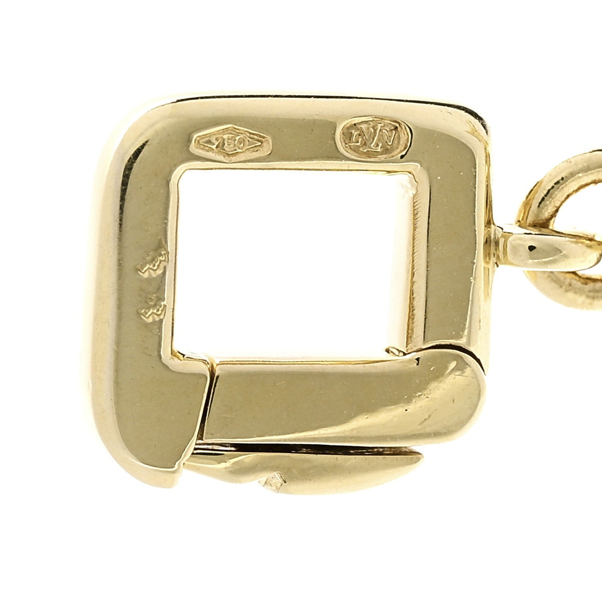 18K Yellow Gold Diamond Eiffel Tower Charm