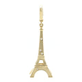 18K Yellow Gold Diamond Eiffel Tower Charm