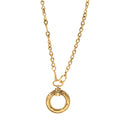 Loupe Magnifying Glass Necklace Gold